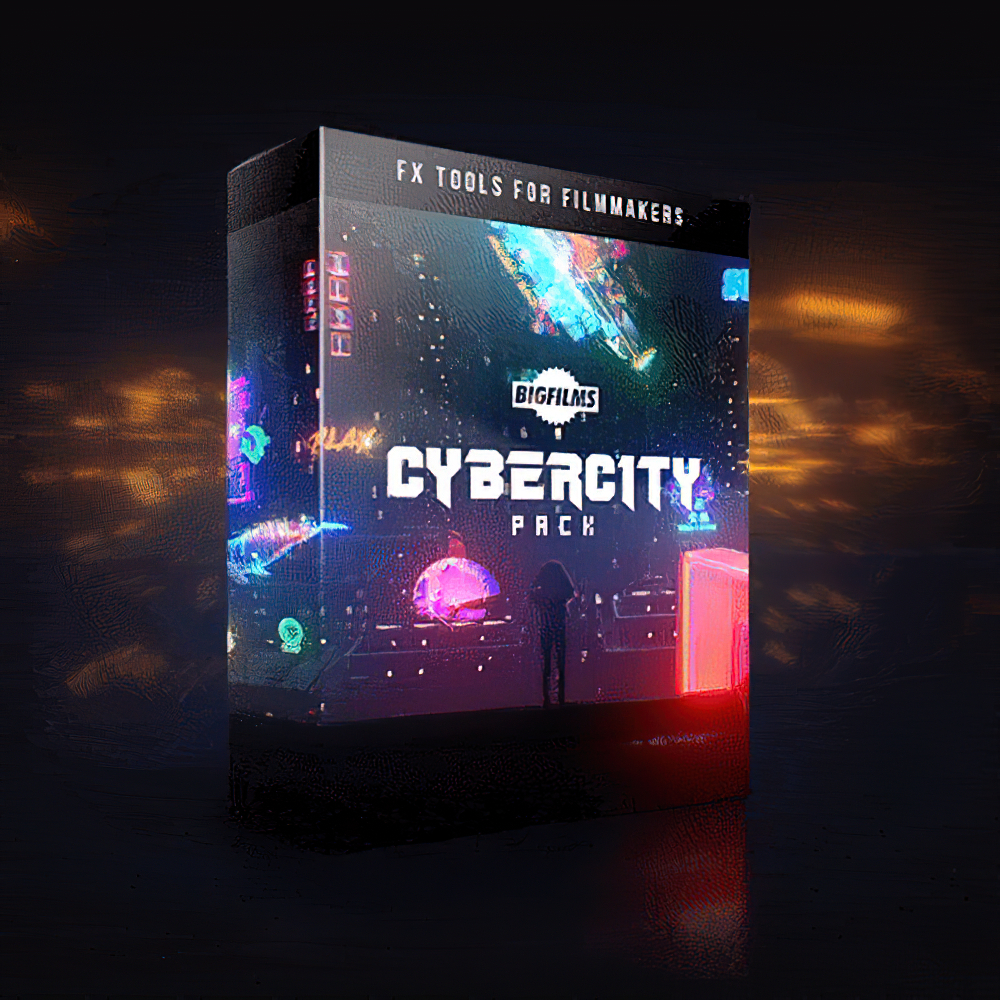 0920_Bigfilms CYBERCITY Pack赛博朋克未来世界科幻电影全息设计素材