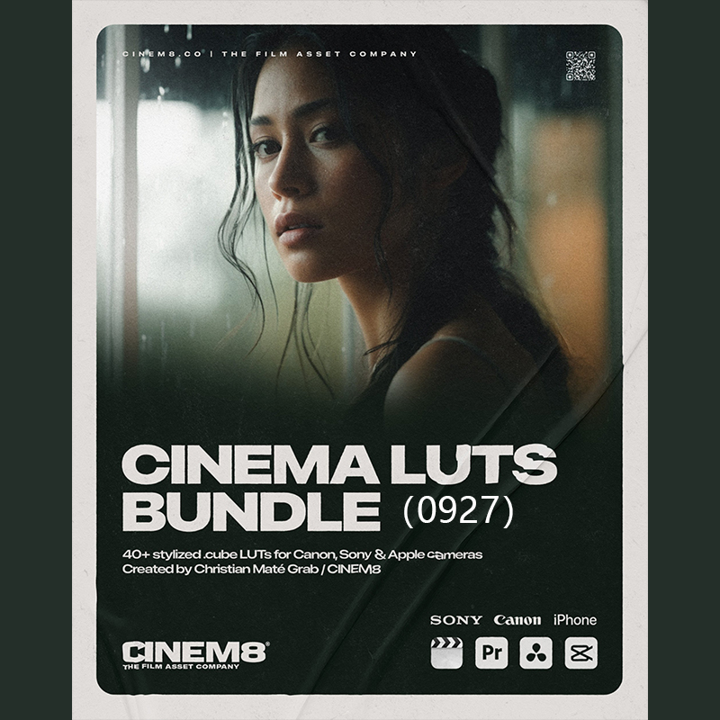 0927_CINEM8 Cinematic LUTs 旅行电影胶片iPhone佳能索尼富士LUT预设