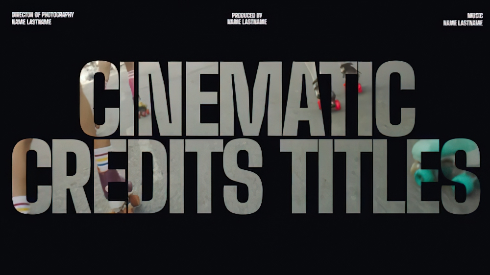 0857_达芬奇大气电影动画片头片尾开场白 Cinematic Credits Template