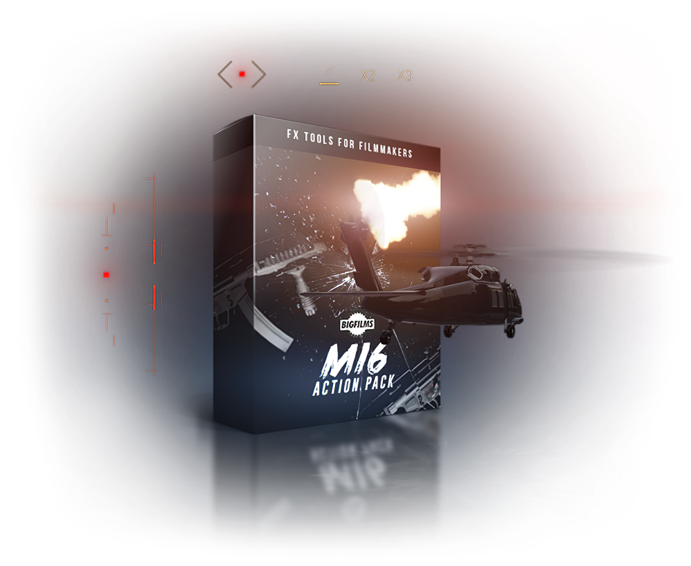 0925_Bigfilms MI6 Action Pack 400+枪口闪光子弹射击直升机4K素材