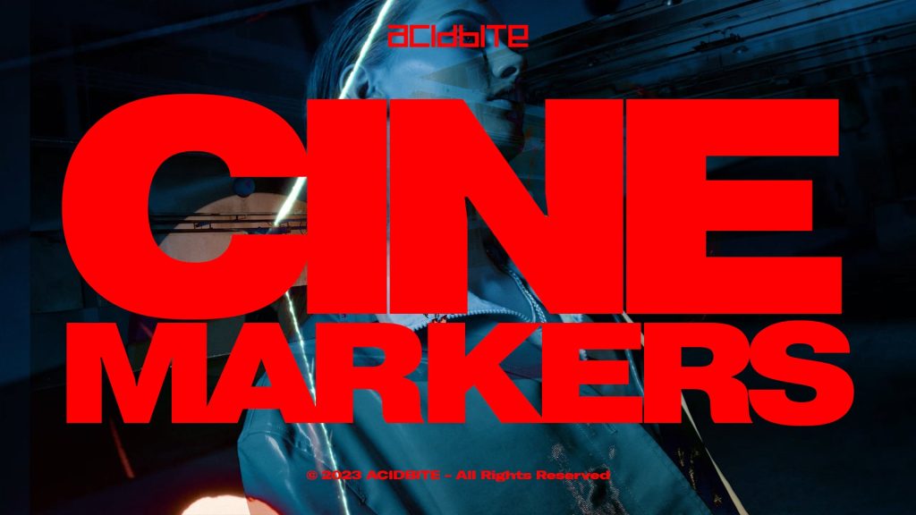 0725_Acidbite CINEMARKERS 35毫米胶片扫描烧录划痕标签涂鸦模拟纹理