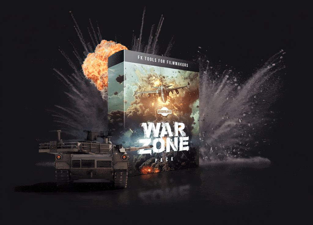 0936_BigFilms WARZONE Pack史诗战争场景战斗机坦克导弹爆炸素材特效