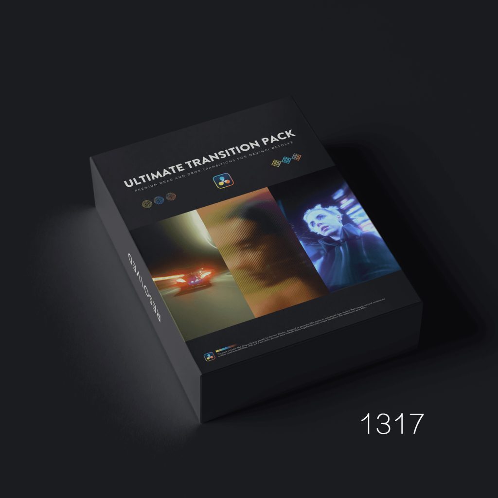 1317_达芬奇转场161个旋转相机变焦抖动缩放边缘胶片闪光预设转场效果 Ultimate Transition Pack