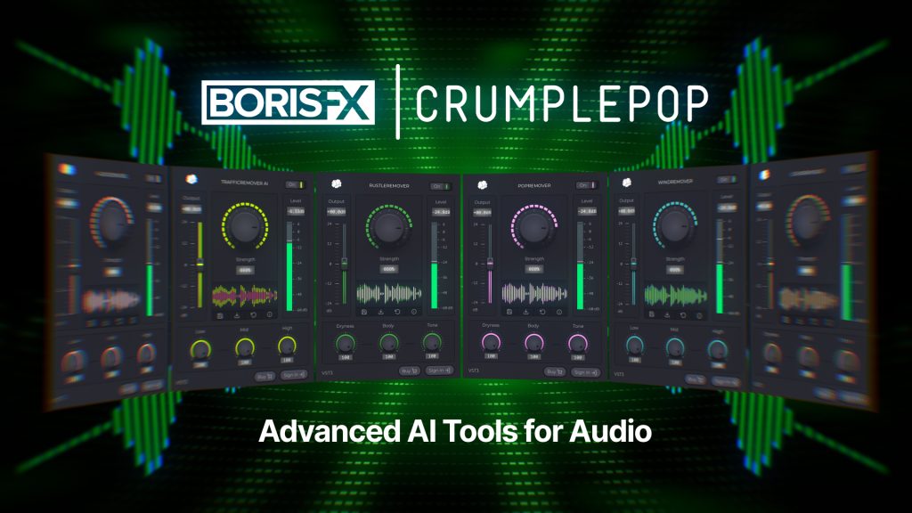 0971_达芬奇专业音频降噪去除杂音插件 BorisFX CrumplePop Pro 2025