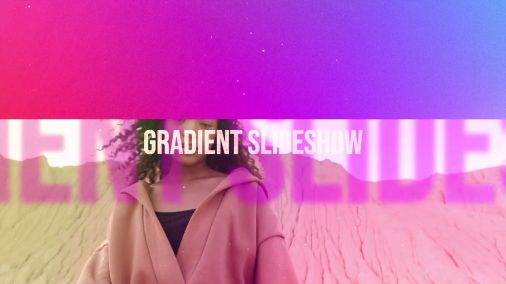 0778_达芬奇视频模板划像渐入平移幻灯片开场白 Gradient Event