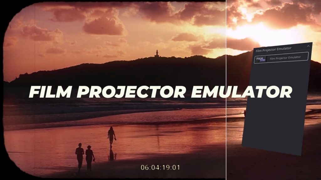 1061_达芬奇插件电影放映机模拟器投影仪效果 Film Projector Emulator
