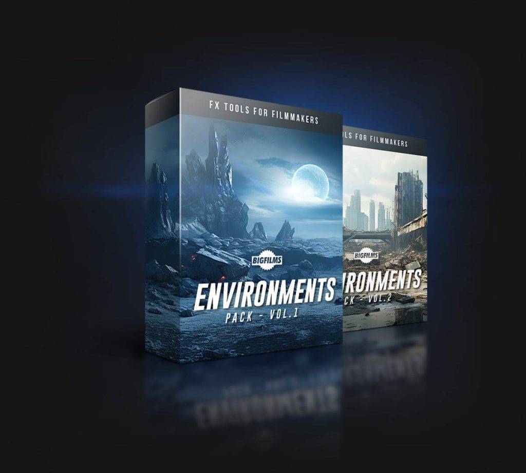 0938_BigFilms ENVIRONMENTS Pack 科幻战争废墟遗迹末日城堡图片素材