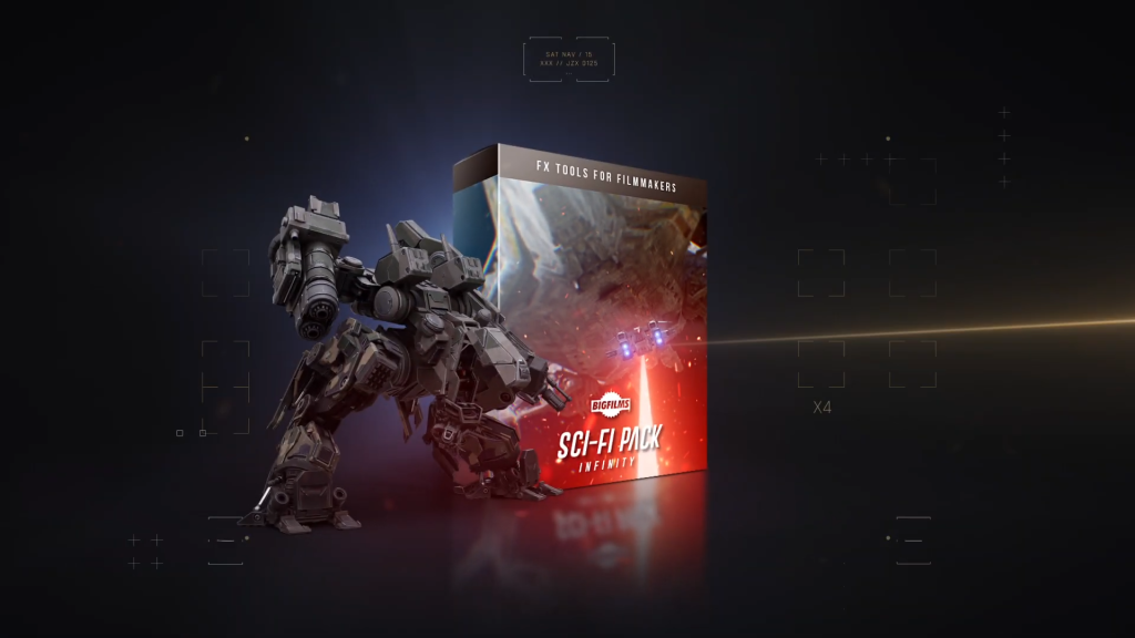 0930_BigFilms SCI-FI Infinity Pack 科幻太空宇宙飞船机甲无人机激光