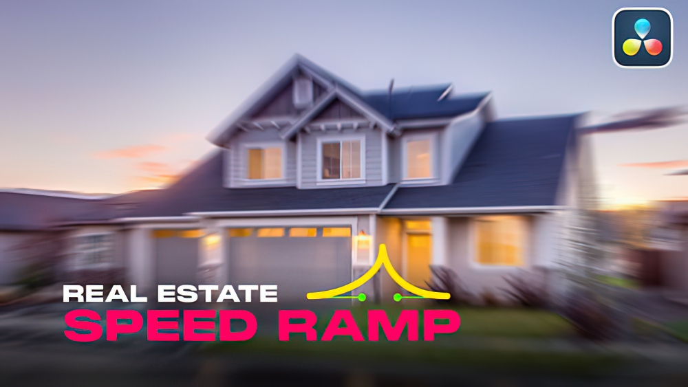 0120_达芬奇模板房地产丝滑速度渐变效果转场 Real Estate Speed Ramp