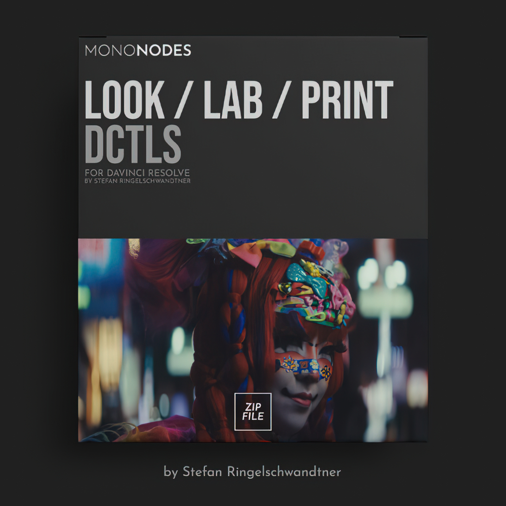 1141_Mononodes Look/Lab/Print DCTLs v3.0 柯达富士胶片美学负片模拟