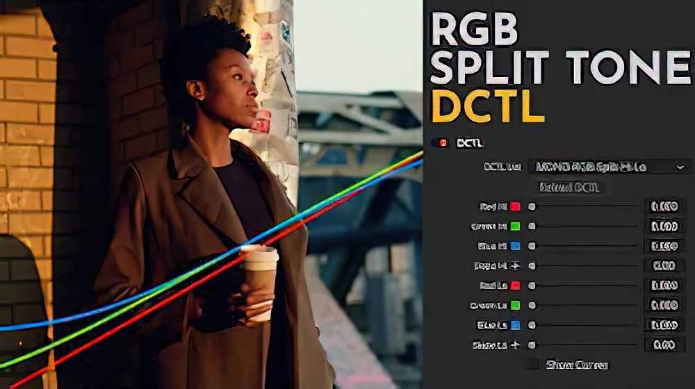 0813_Mononodes RGB SPLIT TONE DCTLS RGB 通道电影经典的胶片色调