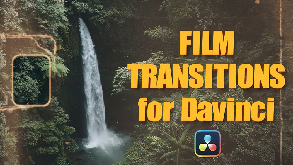 0917_达芬奇转场8mm毫米电影胶片自定义过渡效果 25 FILM TRANSITIONS