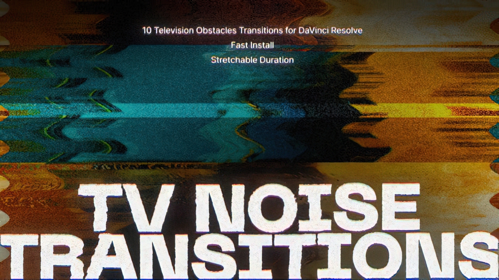 0897_达芬奇插件电视噪点不良信号干扰故障过渡 TV Noise Transitions
