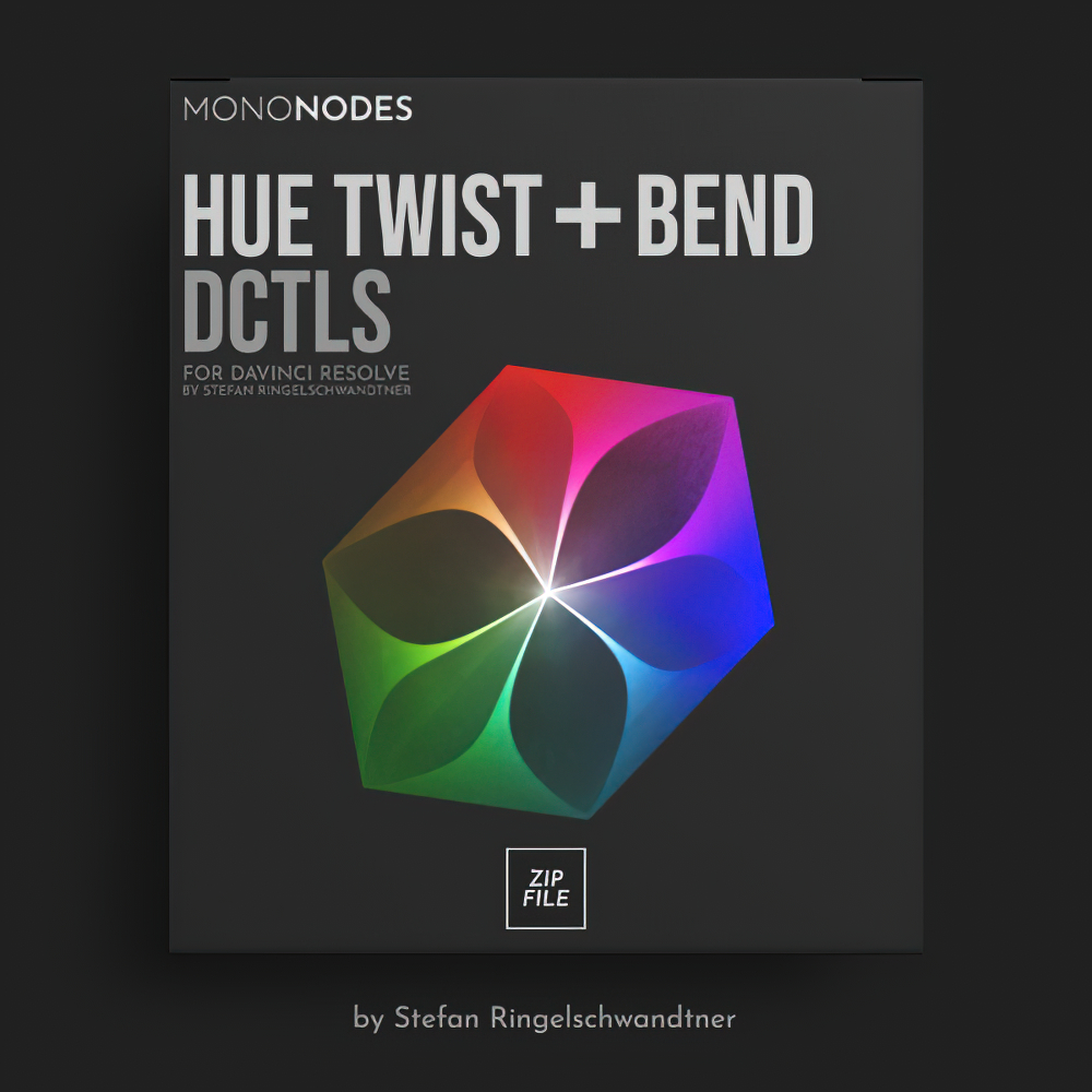 1045_Mononodes HUE TWIST & BEND DCTLS V2 达芬奇插件色调扭曲弯曲