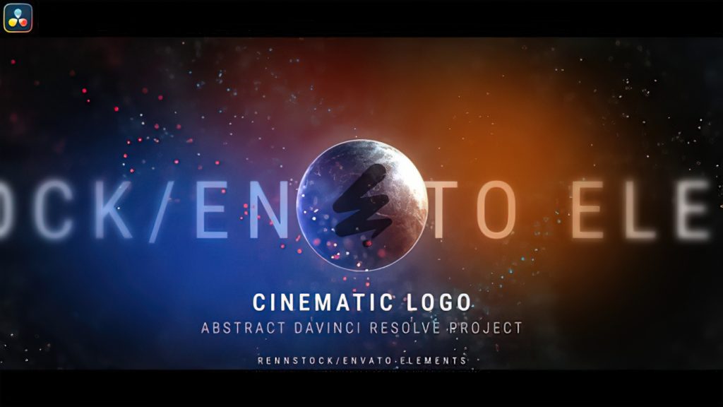 1335_达芬奇模板太空主题暗黑电影宇宙行星微标logo展示介绍 Dark Logo Intro