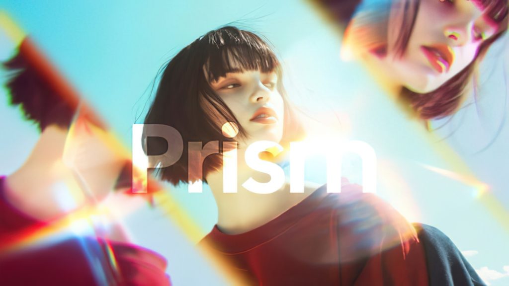 1354_达芬奇模板三棱镜彩虹光晕叠加玻璃折射光散氛围感 Prism Rainbow