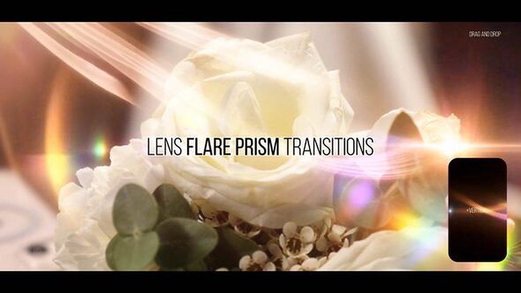 1362_达芬奇模板电影梦幻镜头光晕棱镜散光无缝转场 Lens Flare Prism