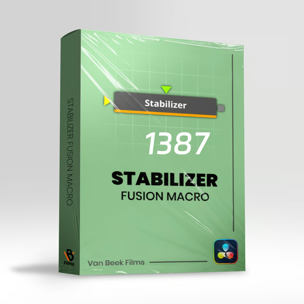 1387_达芬奇稳定插件Stabilizer(Fusion Macro)手持微抖动消除走动晃动