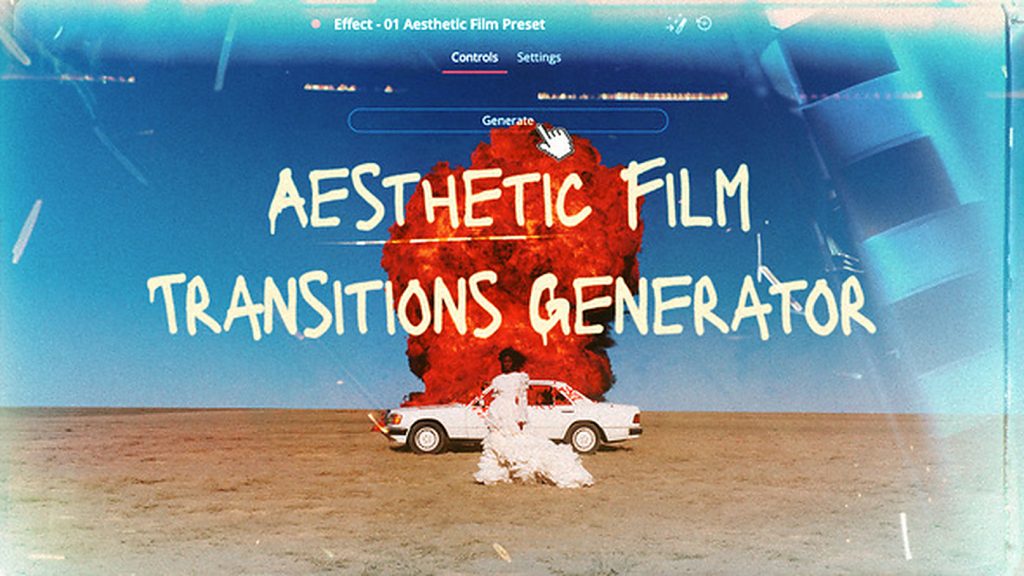 1421_达芬奇插件复古电影唯美浪漫梦幻胶片美学转场 Aesthetic Film Transitions Genera