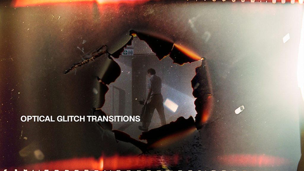 1426_达芬奇插件RGB光学干扰数字失真故障赛博朋克无缝转场特效 Optical Glitch Transitions